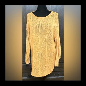 Zero 2 Sixty orange oversized Tunic sweater - Size Xlarge